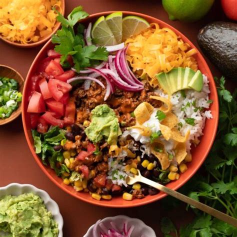 Turkey Taco Bowls With Meal Prep Option Peas And Crayons