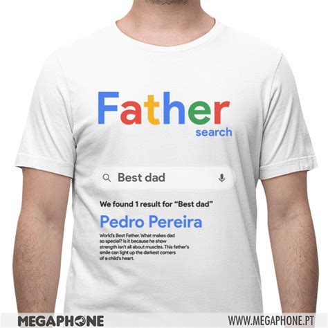 Father Best Dad Megaphone Loja Online De T Shirts Personalizadas