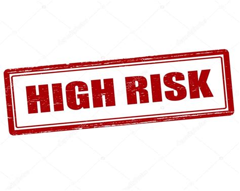 High Risk Stamp — Stock Vector © Carmenbobo 106168894