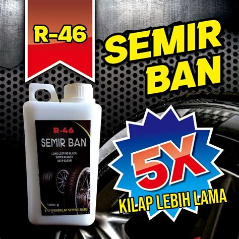 Jual Semir Ban Tyre Gel 1000ml 1 Liter Pengkilat Ban Mobil Motor