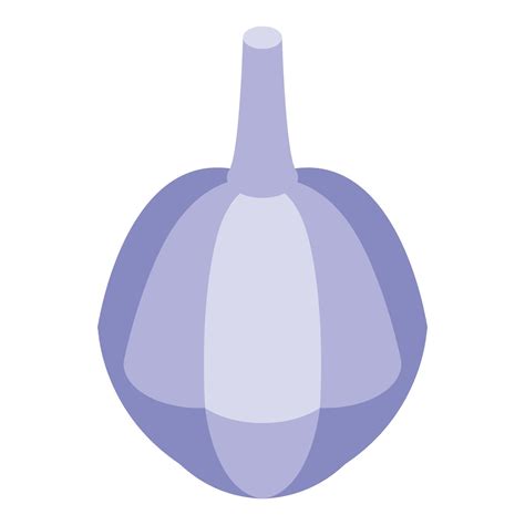 Fresh Garlic Icon Isometric Style 15647324 Vector Art At Vecteezy