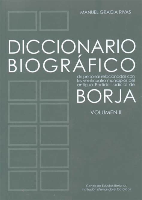 Diccionario Biográfico De Personas Relacionadas Con Los 24 Municipios