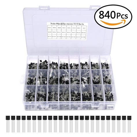 Buy Transistor Kit Beauty Star 840 Pcs 24 Value NPN PNP Transistor TO