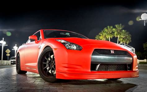 Nissan GTR Matte Red Wallpaper | HD Car Wallpapers | ID #2976