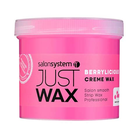 Just Wax Berrylicious Creme Wax 450g Professional Waxing Salonserve