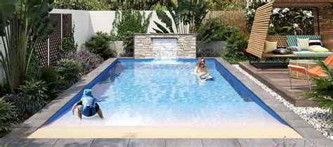 Beach Pool 7M Swimming Pools Perth WA Freedom Pools Pools