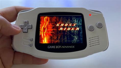 Ghost Rider Gameboy Advance Ips Display Gameplay Youtube