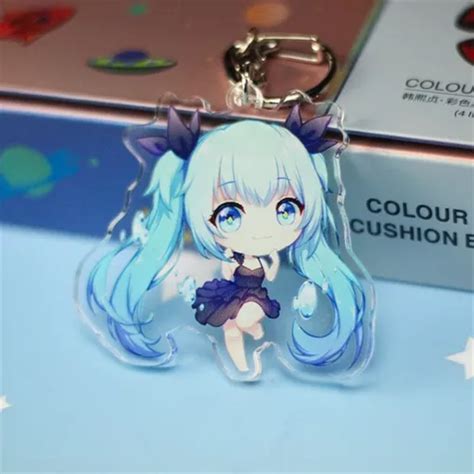 Miku Vocaloid Llavero Acrílico Anime Hatsune Doble Vista MercadoLibre