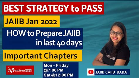 Jaiib Jan Strategy How To Pass In Last Days Jaiib Caiib Baba