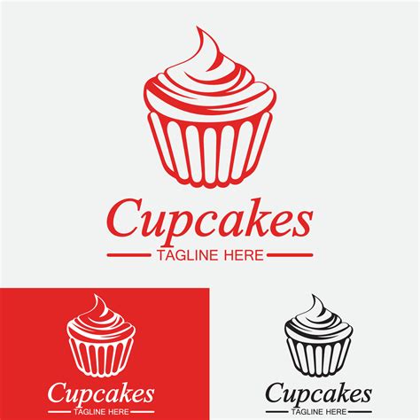 Cupcake Logo Design Vector Template Cupcakes Bakery Icon 4983744