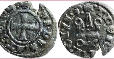 Denier tournois: coin from the Duchy of Athens (1280-1308)