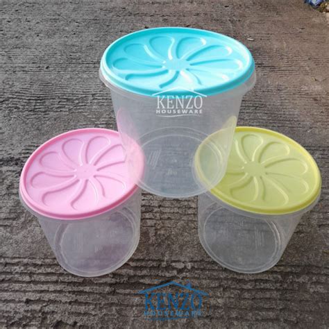 Toples Plastik Warna 5 L Kerupuk Toples Krupuk Peyek 5 Liter Sealware