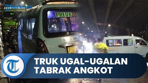 Kecelakaan Beruntun Terjadi Akibat Truk Ugal Ugalan Di Pademangan Truk