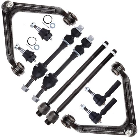 SCITOO 10Pcs Front Suspension Kit Upper Control Arms Lower Ball