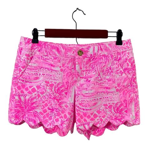 Lilly Pulitzer Shorts Lilly Pulitzer Buttercup Stretch Shorts Palm