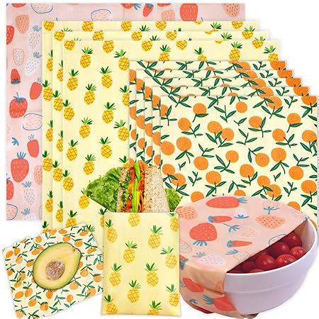 Amazon Reusable Beeswax Wrap 4 Pack Eco Friendly Beeswax Wraps