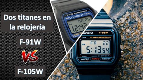 Casio F 91W Y F 105W Los Mejores Relojes Que Puedes Conseguir Por