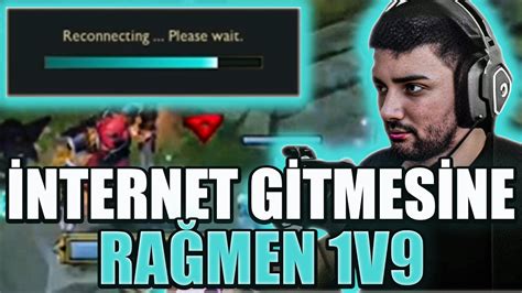 İNTERNET GİTMESİNE RAĞMEN 1V9 Zedxsmurf YouTube