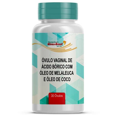 Vulo Vaginal De Cido B Rico Leo De Melaleuca E Leo