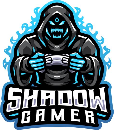 Shadow Gamer Esport Mascot Logo Design By Visink Thehungryjpeg