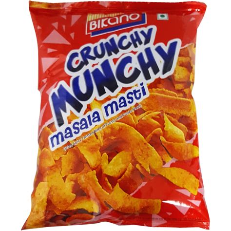 Bikano Crunchy Munchy Snacks - Masala Masti, 52g Pack : Amazon.in ...