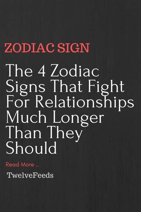 How Relations Mostly End For Each Zodiac Sign Artofit