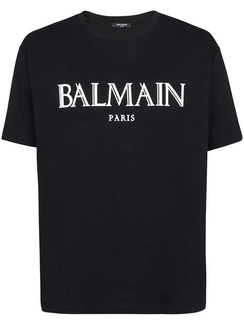 Balmain T Shirt With Logo Balmain