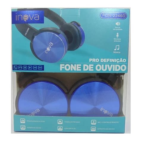 Fone De Ouvido Wireless Bluetooth Inova Fon D Shopee Brasil