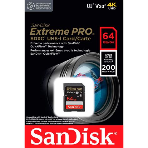 Sandisk Extreme Pro Sdxc Kort Gb V Uhs I Dkk