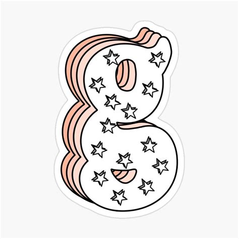 Starry Retro Letter G Lowercase Sticker By Allyyxoxo Pegatinas