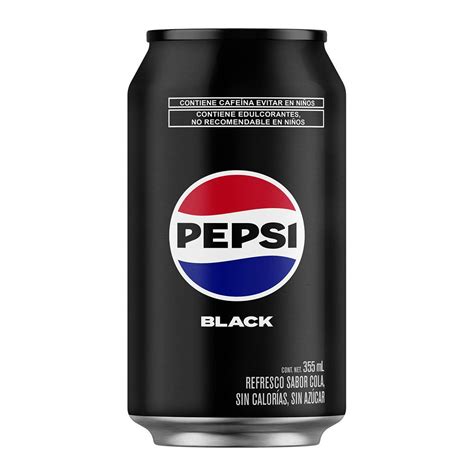 Refresco Pepsi Black sin Azúcar 355 ml Soriana