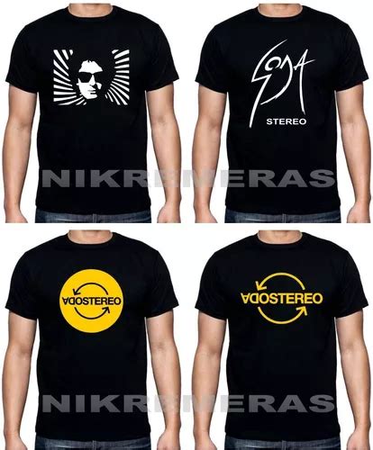 Remeras Rock Gustavo Cerati Soda Stereo Algodon Mercerizado En Venta En