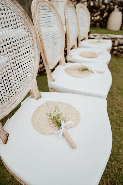 Detalhe Simples E Bonito Do Conceito De Casamento Foto Premium