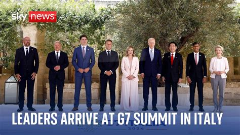 World Leaders Arrive At G7 Summit In Italy World News