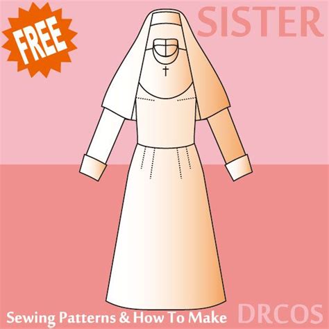 How To Make A Nun's Habit Costume - Ryan Fritz's Coloring Pages