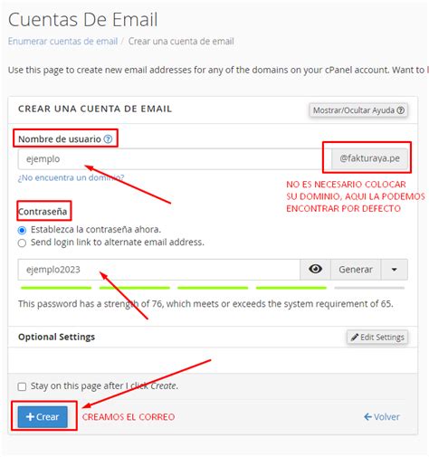 Crear Cuentas De Correo Electr Nico En Cpanel Gokiebox