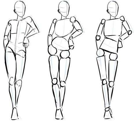 Drawings Of Body Positions