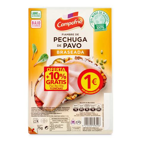 Pechuga De Pavo Braseado Campofr O Sobre G Supermercados Dia