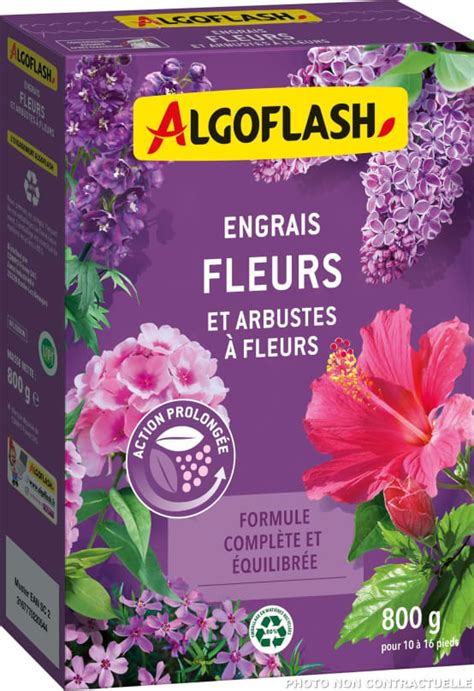 Engrais Fleurs Arbustes Granulés ALGOFLASH Gamm vert