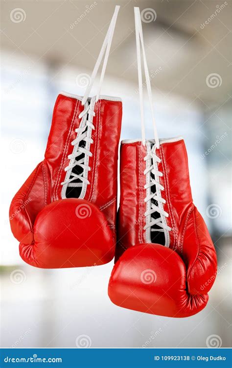 Red Boxing Gloves on Background Stock Photo - Image of competition ...