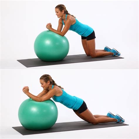 Best Stability Ball Exercises Popsugar Fitness