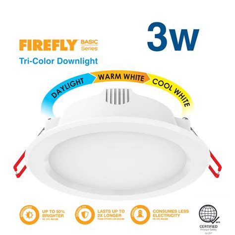 Firefly Basic Series Tri Color Light Emitting Diode Led Downlight