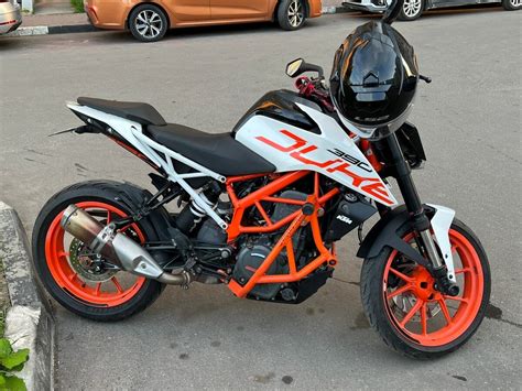 Купить б у KTM 390 Duke инжектор 6 передач в Москве белый naked bike 2019 года на Авто ру ID