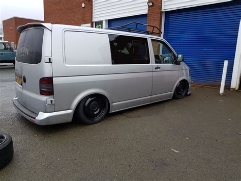 18 Smoothie Steel Wheels VW T5 T6 In Gloss Black Tamar Wheels