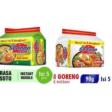 Jual Super Deal Mie Instan Mie Sedap 1 Pack 5 Pcs Mie Sedap Goreng