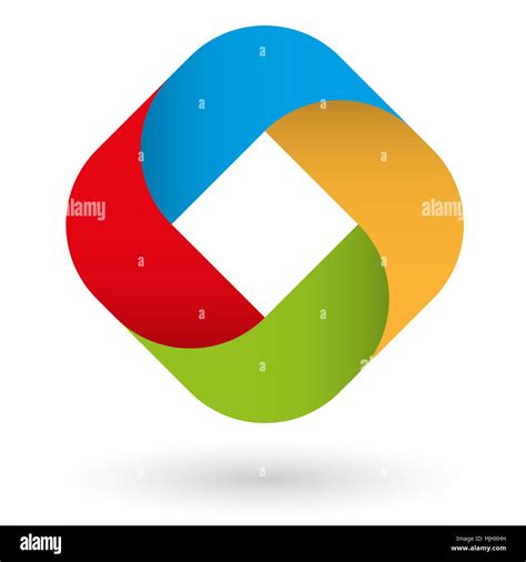 logo design 4 -color Stock Photo - Alamy