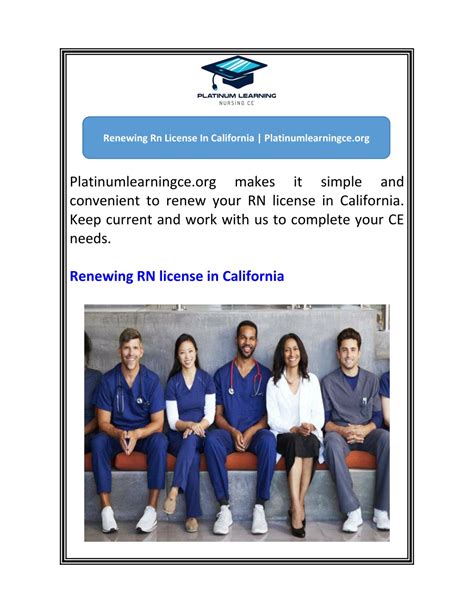 Ppt Renewing Rn License In California