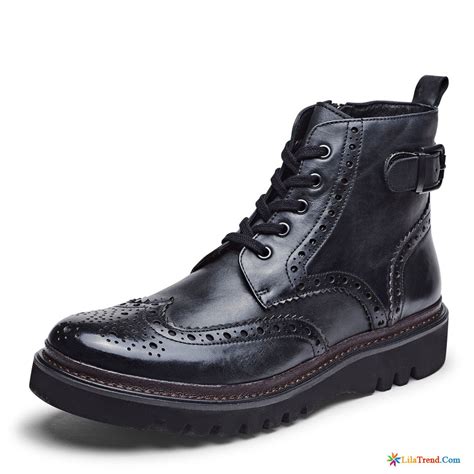 Boots Wildleder Herren Kurze Stiefel Retro Hohe Casual Schuhe