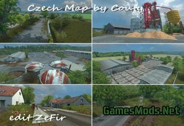 Czech Map By Coufy V2 LS15 GamesMods Net FS17 CNC FS15 ETS 2 Mods