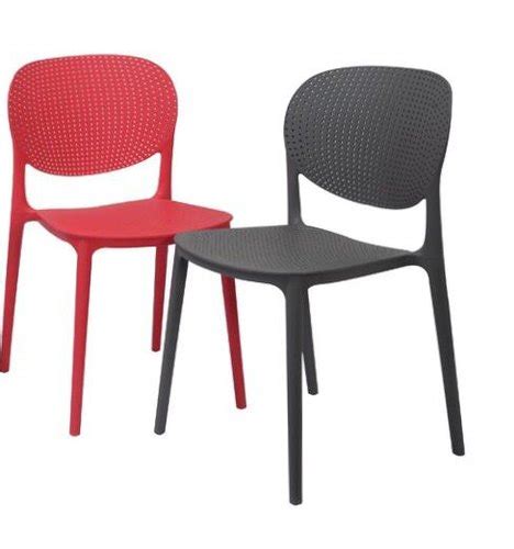 Polypropylene Cafeteria Chairs For Home Restaurant Outdoor Hall At